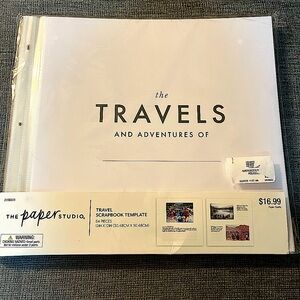 🧩📚Travel Scrapbook Template ((BRAND NEW))📚🧩